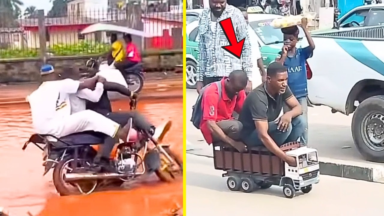 Des scènes sur route que tu ne verras qu’une fois dans ta vie !