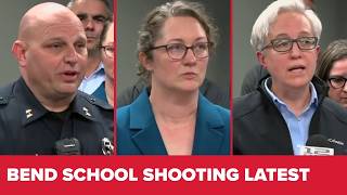 Full press conference: Bend, Oregon school shooting