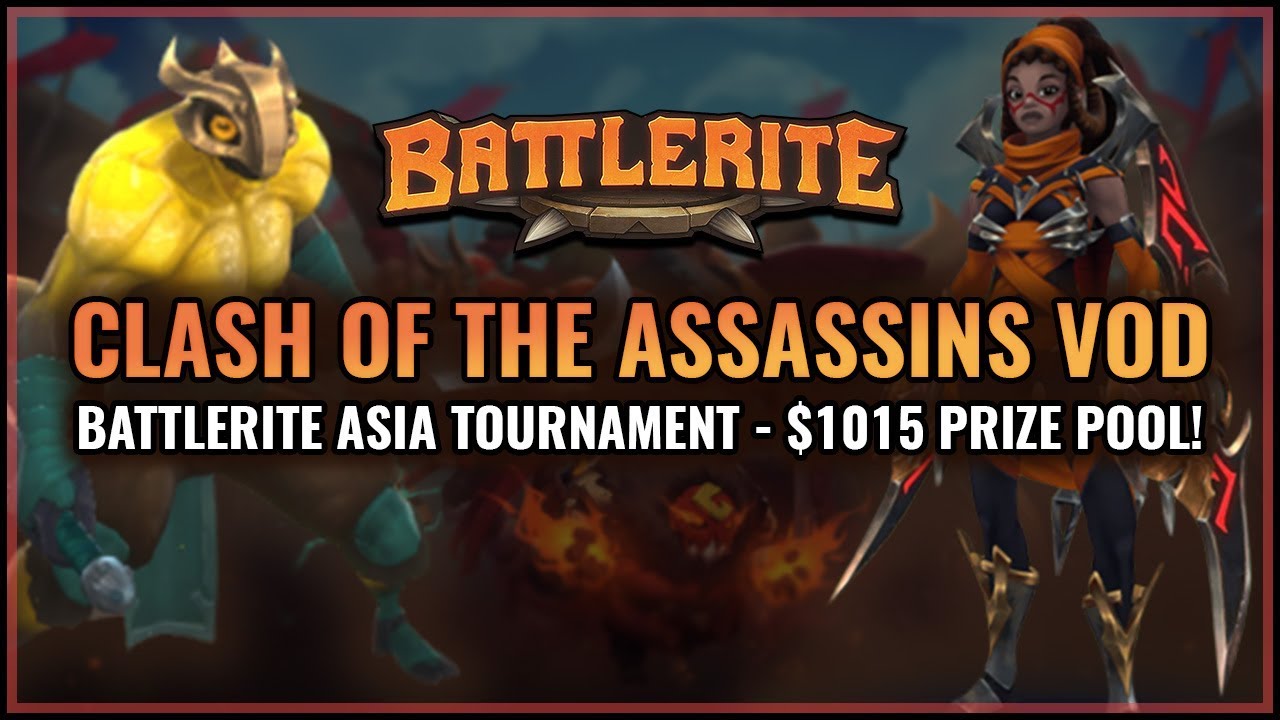 [VOD] $1015 Battlerite Asia - Clash of the Assassins Tournament | Battlerite