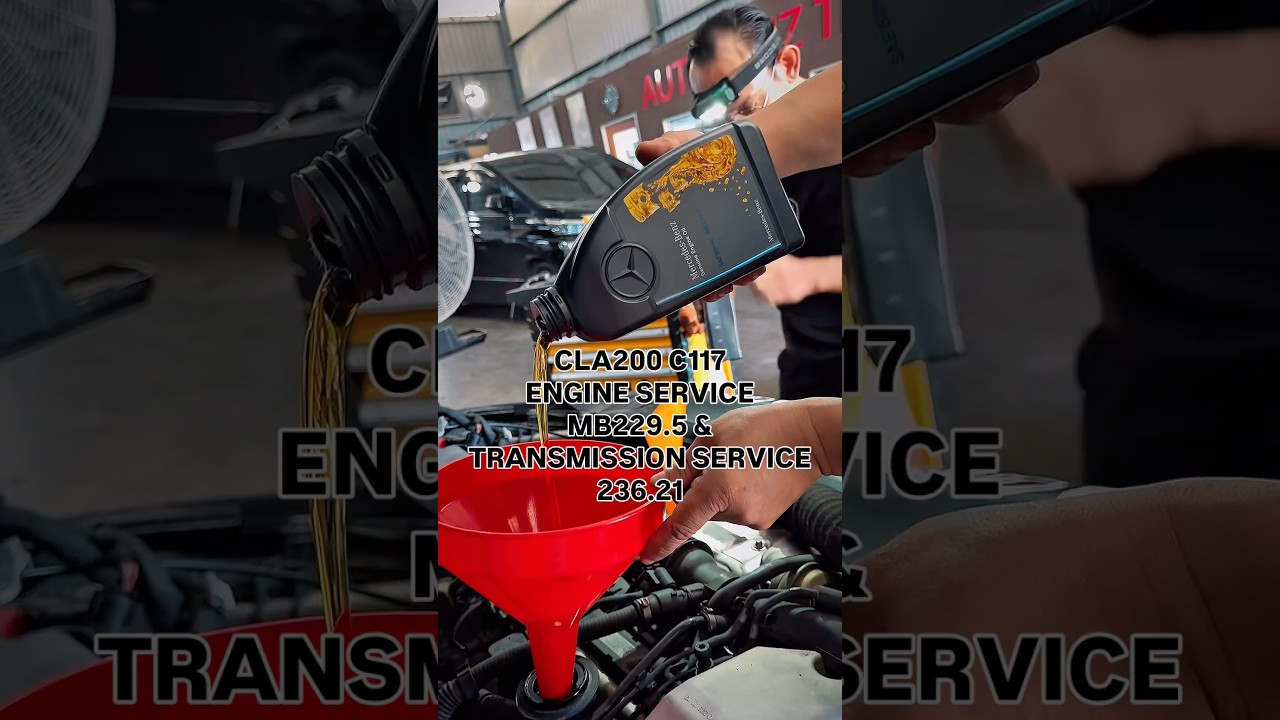 Mercedes-Benz CLA200 C117 - Engine service MB229.5 & Transmission service MB236.21