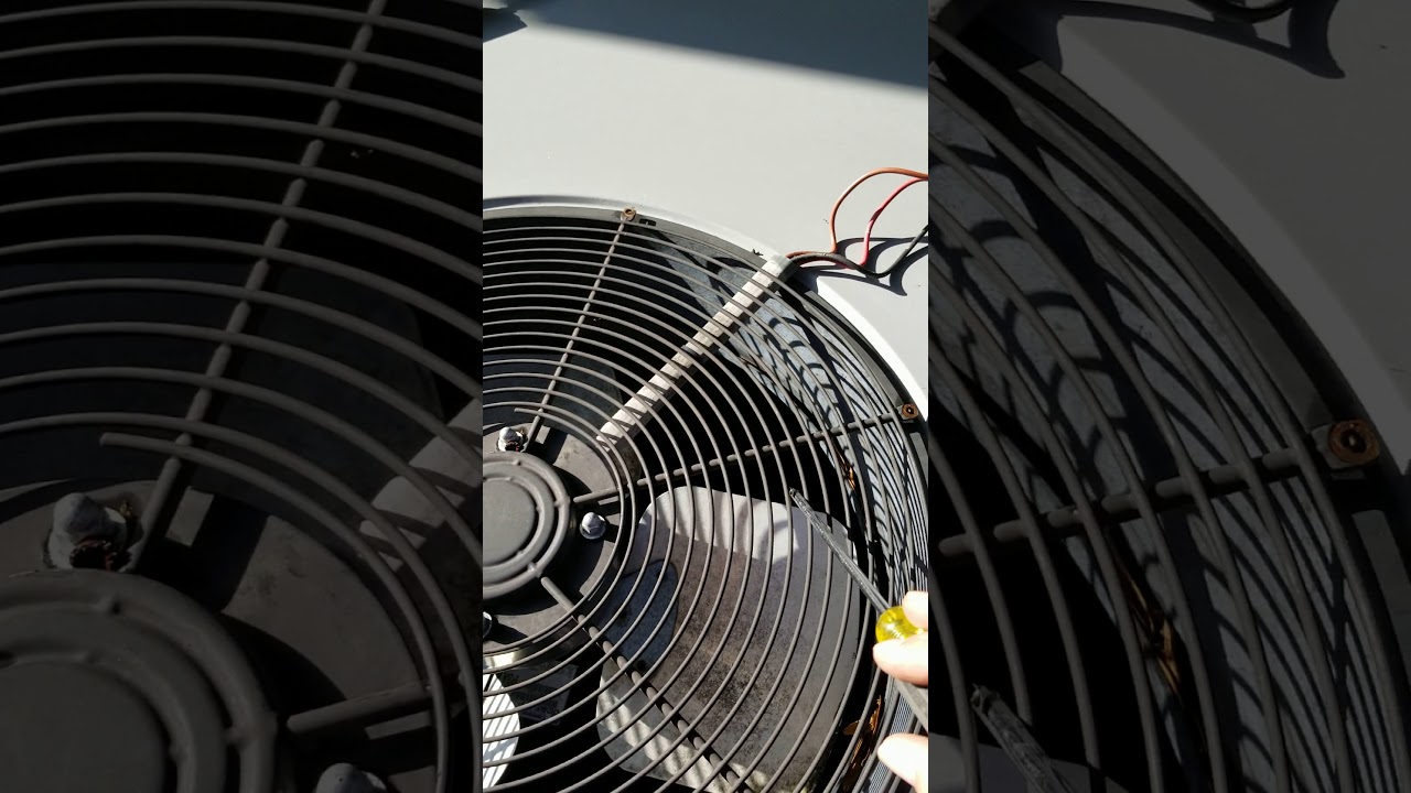 How to check a/c fan motor for worn out bearings YouTube
