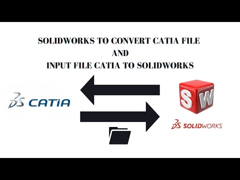 Solidworks to Convert Catia file // Input File Catia to Solidworks