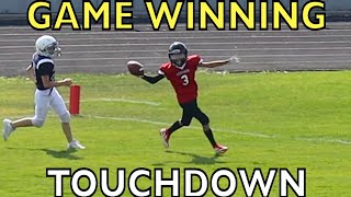 FIRST GAME WINNING TOUCHDOWN  HAWKS vs EAGLES
