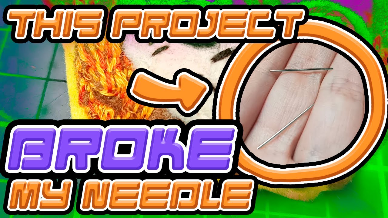 This sewing project broke my needle