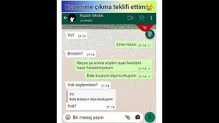 KUZENİME CIKMA TEKLIFI ETTIM (hüzünlü son)  #whatsapp #dugusal #itiraf Resimi