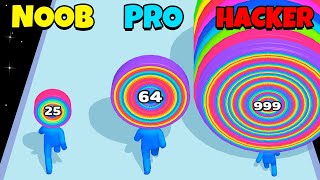 NOOB vs PRO vs HACKER  Layer Man 3D