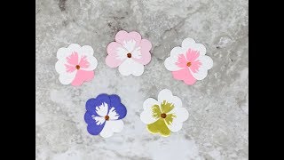 Tutorial Alina Crafts Flowers Pansies|| Aliexpress