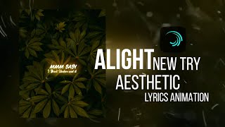 Alight motion lyrics video editing tutorial|How to create lyrics video in alight motion|xxxtentacion screenshot 2
