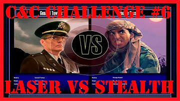 Command and Conquer Generals Zero Hour | Challenge 6 | USA Laser vs GLA Stealth | Hard Difficulty