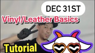 Vinyl/ Leather Basics ASMR FULL TUTORIAL