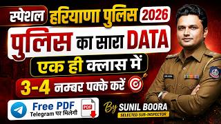 Haryana Police 2026 Complete Syllabus – One Class Full Data + Free PDF 🎯 by Sunil Boora Sir