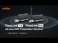 TimoLink TX & TimoLink RX Wireless DMX Transmitter/Receiver | Operation Tutorial