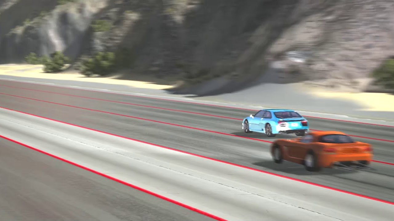 BeamNG Drive Drag Races - Castle Run
