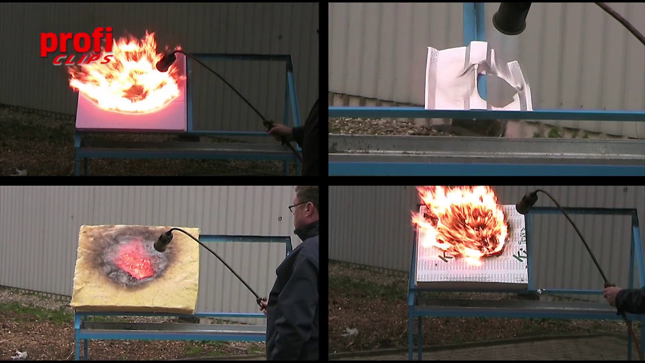 Brandverhalten von Baustoffen im Schweinestall