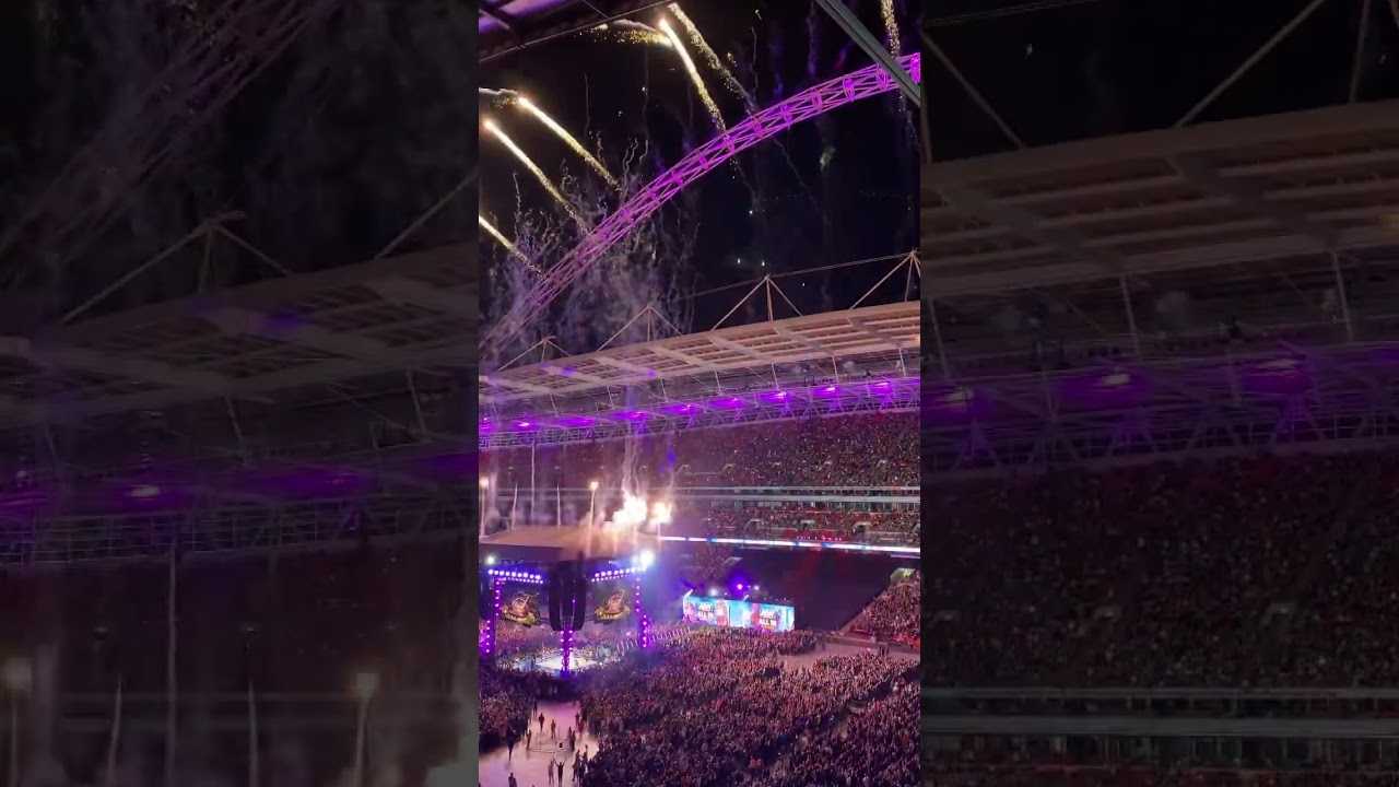 AEW Wembley fireworks 