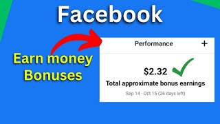 Earn Money On Facebook Bonuses Facebook Bonuses