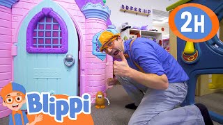 Blippi Learns about Body Parts | Blippi - Kids Playground | Educational Videos for Kids