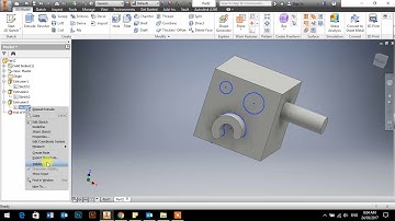 Using Sketch and Extrude in Inventor