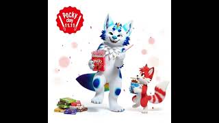 Pocky Day 11.11 #furry #shortvideo #pocky #pockysticks