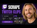 How to Scrape Twitch Clips by Time Period? (RapidAPI + PullAPI)