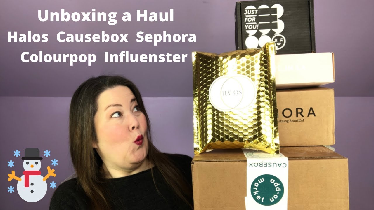 Haul Unboxing / Causebox Sephora Halos Colourpop Influenster