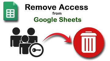 How to remove access from Google Sheets updated 2023