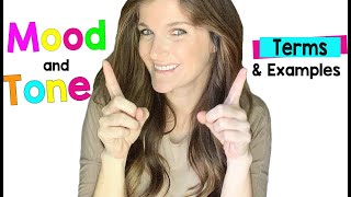 Mood and Tone Mini Lesson with Terms and Examples- Perfect for Middle School!