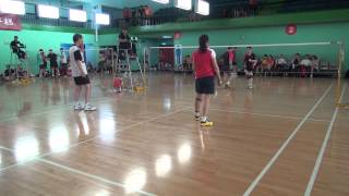 20140411清晨盃業餘40XD張啟致+王雅萱VS張烈誌+羅伊安