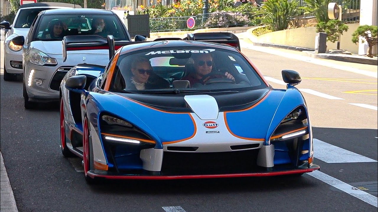 SUPERCARS in MONACO 2022 -41- ( Senna, 918 Spyder, TDF, 992 GT3, GT3 Touring...)