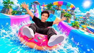 PARQUE DE TOBOGANES ACUATICOS EN ROBLOX!🏝️