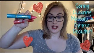 Spring Cleaning Mascara & Eyeliner Declutter 2016! | Just Meg