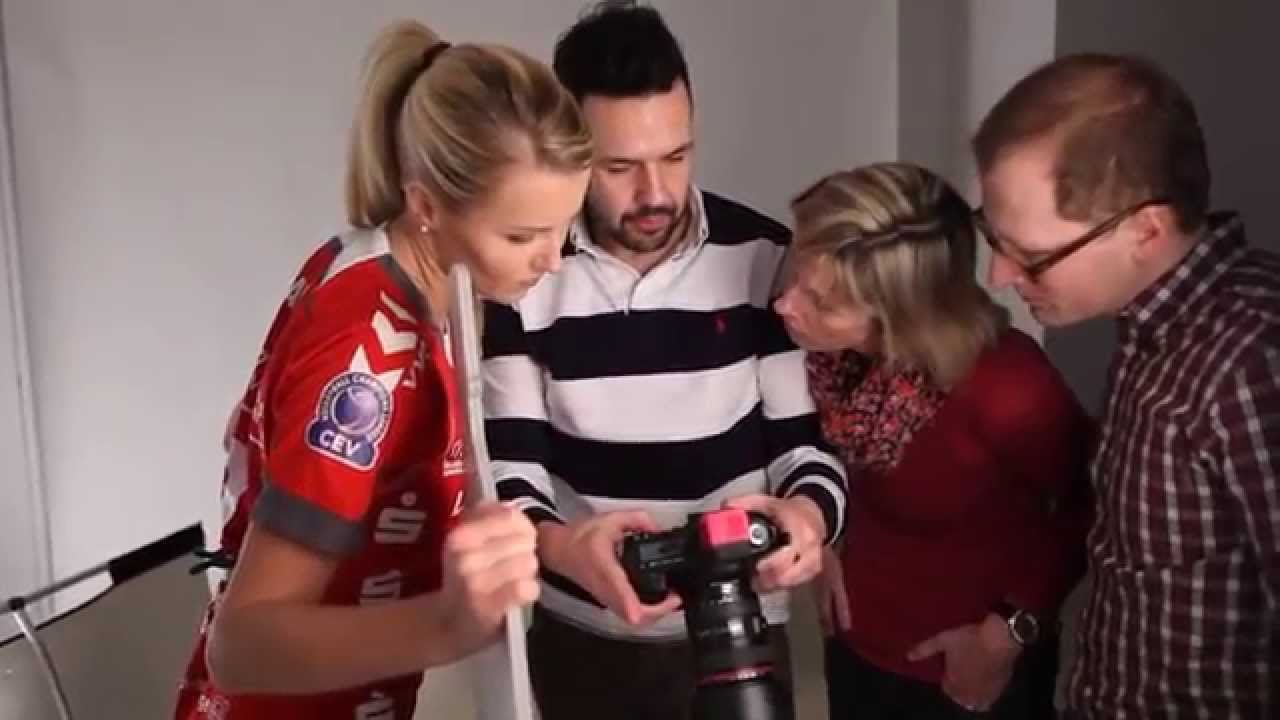 Photoshooting Kampagne Margon mit Dresdner SC Volleyball