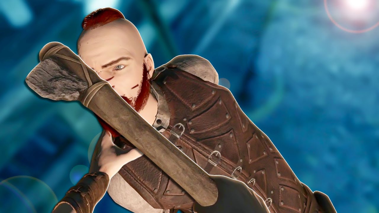 MACHADO DE PEDRA NA CARA NO BLADE AND SORCERY VR MODS