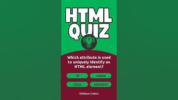 HTML Quiz Daily 11 : Test Your Html Skills!