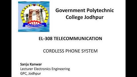 EL308 Cordless Phone System by Sanju Kanwar