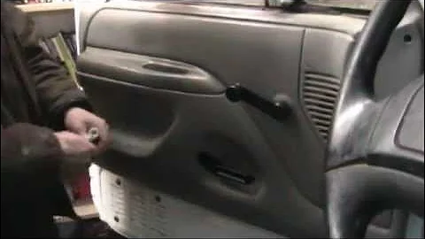 Replacing interior door handles on a 1996 Ford F-250