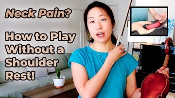 Shoulder Rest or No Shoulder Rest? - How to Play without one! Violin Posture | Violin hold tutorial