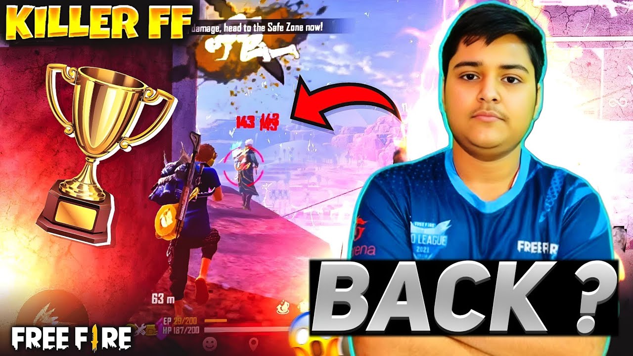 KILLER FF COMEBACK ?.🤔 KILLER FF GAMEPLAY 🥵 KILLER FF BACK IN ESPORT?? 