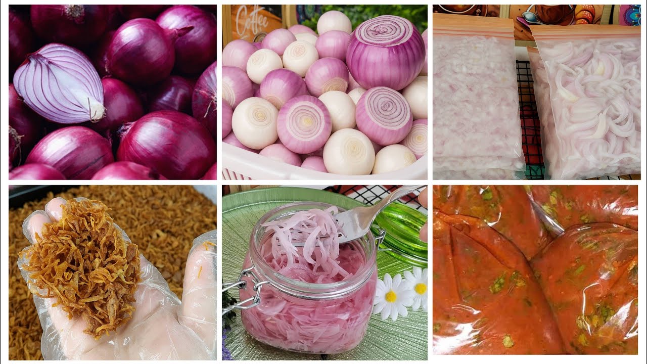  تفريز البصل‼️سجليها لرمضان بطريقة الشركات🧅ب٤ وصفات أساسية 