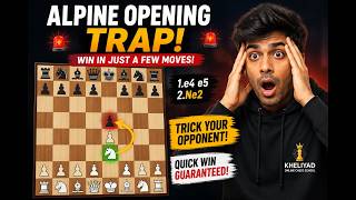 Alpine Opening Trap in Chess | Easy Winning Trap for White