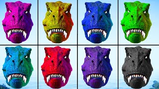 Triceratops Team Vs T Rex Colour Pack, Spinosaurus, Jurassic World Evolution Mods Dinosaurs Fighting