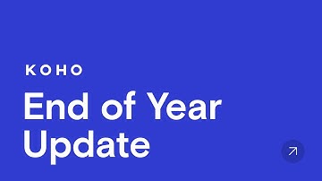 KOHO | End of Year Update 2023 | Daniel Eberhard