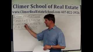 Real Estate Math Free Practice Test-1, No 3 Tax Proration Problem
