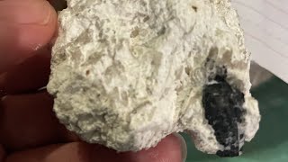 Black tourmaline specimens from the mine. Interesting tourmaline crystals #crystal #gems