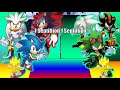 Sonicshadow and silver vs scourgesanctum and steel power levels over the yearsgame and archie