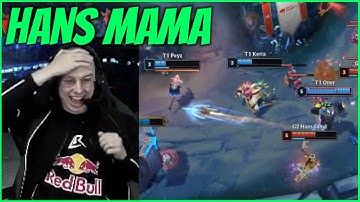 Caedrel Reacts To Hans Sama STYLING On T1