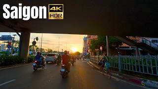 Ho Chi Minh City Ride | Rush Hour Commute: Vo Van Kiet Boulevard to Chinatown • 4K HDR