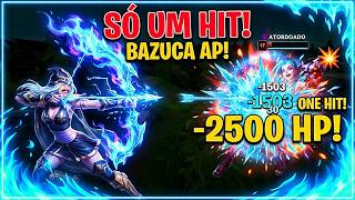 NINGUÉM ACREDITOU NESSA ASHE AP MID ATÉ EU EXPLODIR O ADC INIMIGO COM UM HIT! - GAMEPLAY
