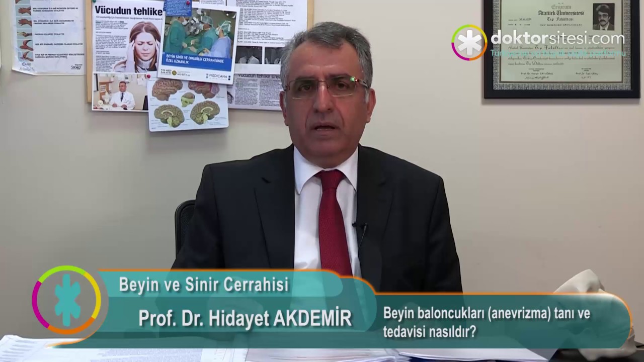 Beyin baloncukları (anevrizma) tanı ve tedavisi nasıldır?