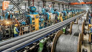 How Millions of Steel Cables Are Made – Inside Massive Production Line